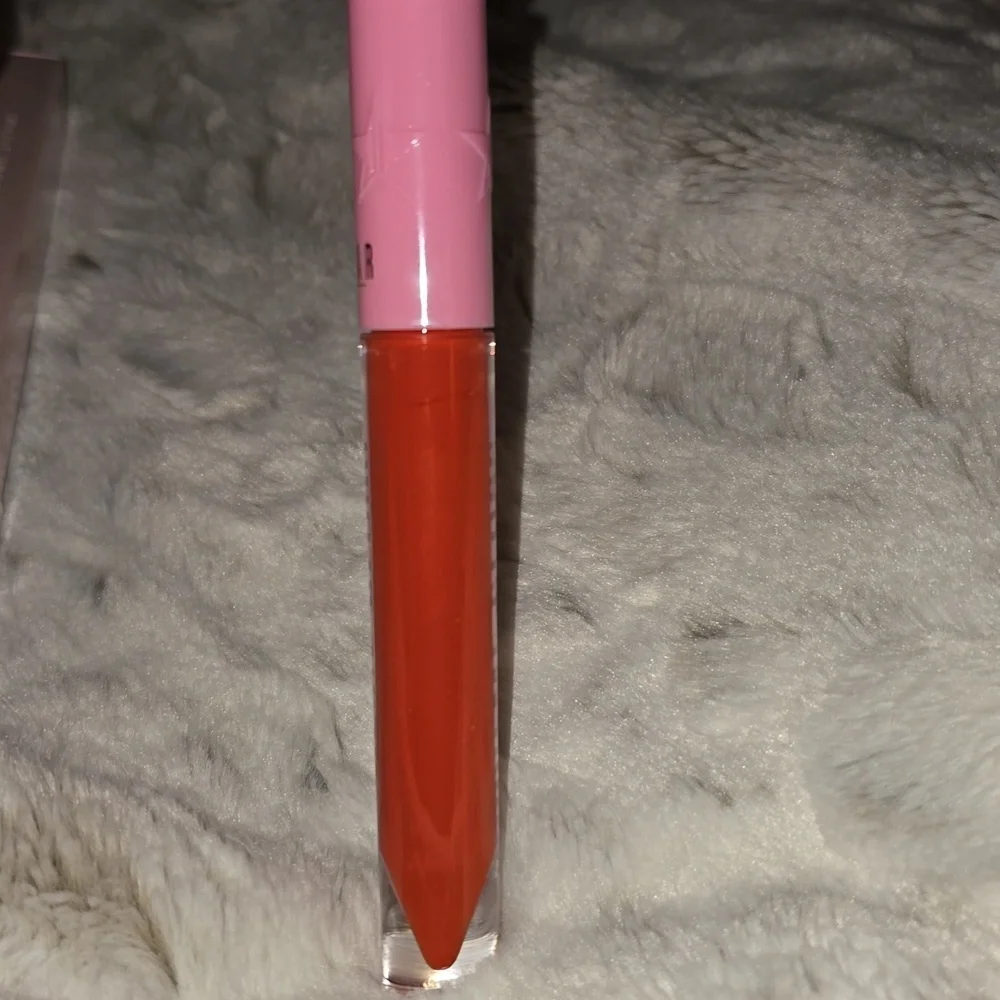 Jeffree Star Supreme Gloss Everybody Knows (Bright Red Orange) Full Pigment NWT